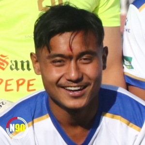 Football player Rejin Subba