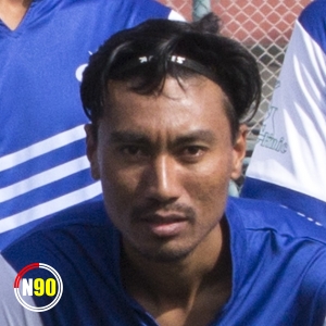 Football player Amir Shrestha
