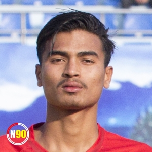 Football player Ritik Khadka