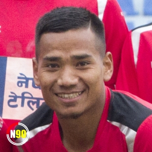Football player Suman Lama