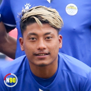 Football player Amit Tamang
