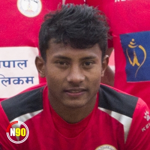 Football player Prabesh Kunwar Danuwar