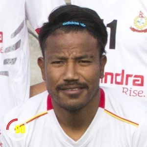 Football player Sudip Sikhrakar
