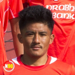 Football player Nir Bahadur Ale