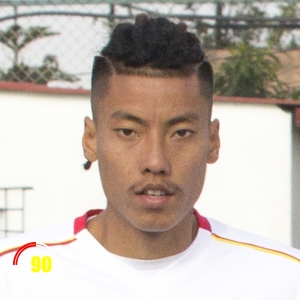 Football player Rajan Gurung