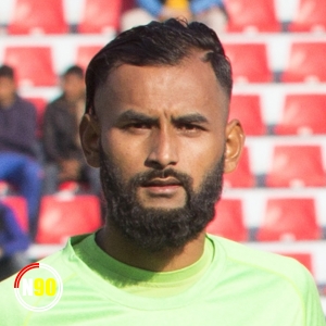 Football player Tekendra Thapa