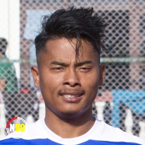 Football player Arun Blon