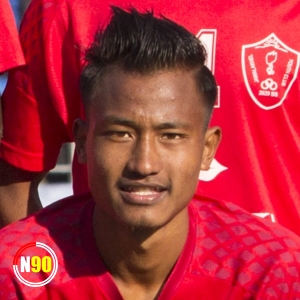 Football player Simant Thapa