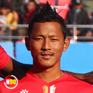Football player Bikram Dhimal