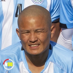 Football player Jagajeet Shrestha