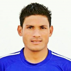Football player Tek Bahadur Budhathoki