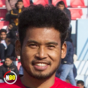 Football player Bijay Dhimal