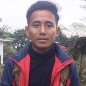 Football player Binod Gurung