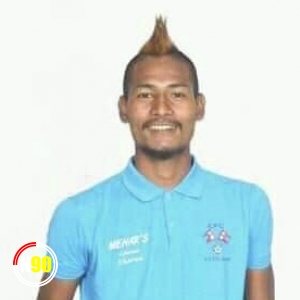 Football player Prakash Bhujel