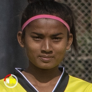 Football player Asha Kumari