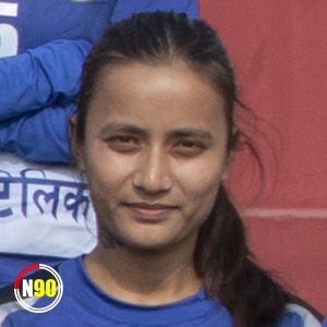 Football player Srijana Khadka